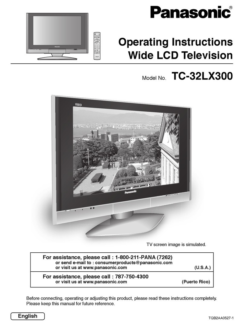 Panasonic Viera TC-32LX300 User manual
