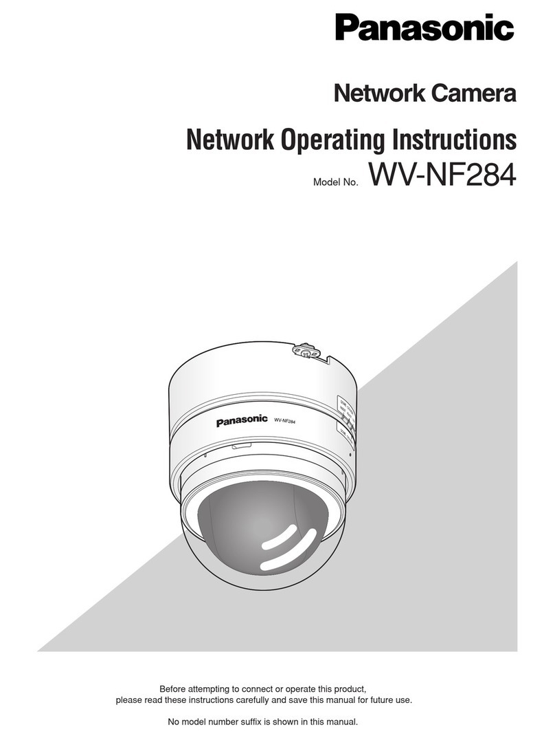 Panasonic WV-NF284 - i-Pro Network Camera Network operating instructions