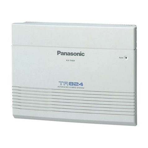 Panasonic KX-TA824 User manual Panasonic KX-TA824 User manual