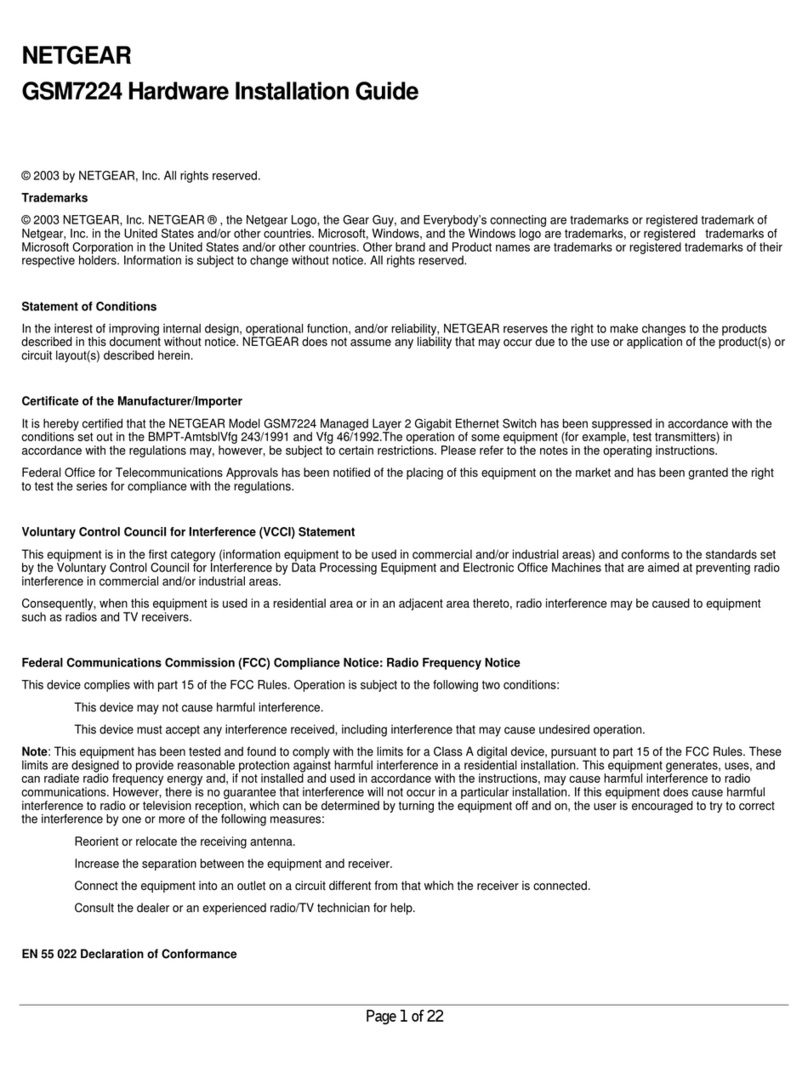 NETGEAR GSM7224 - Switch Manual