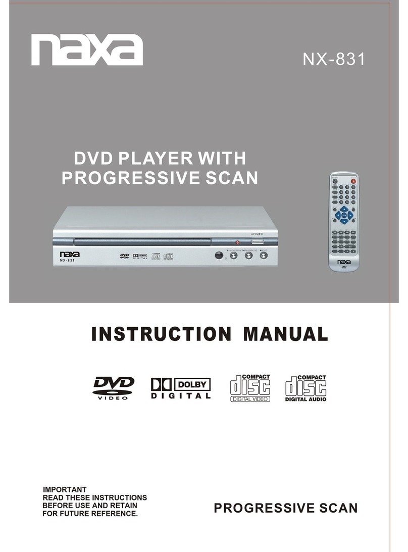 Naxa NX-831 User manual