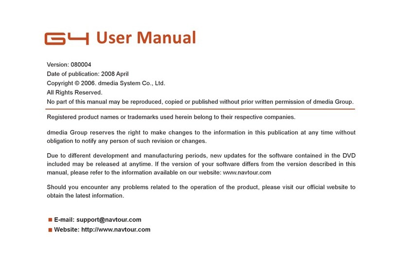 NavTour G4 user guide