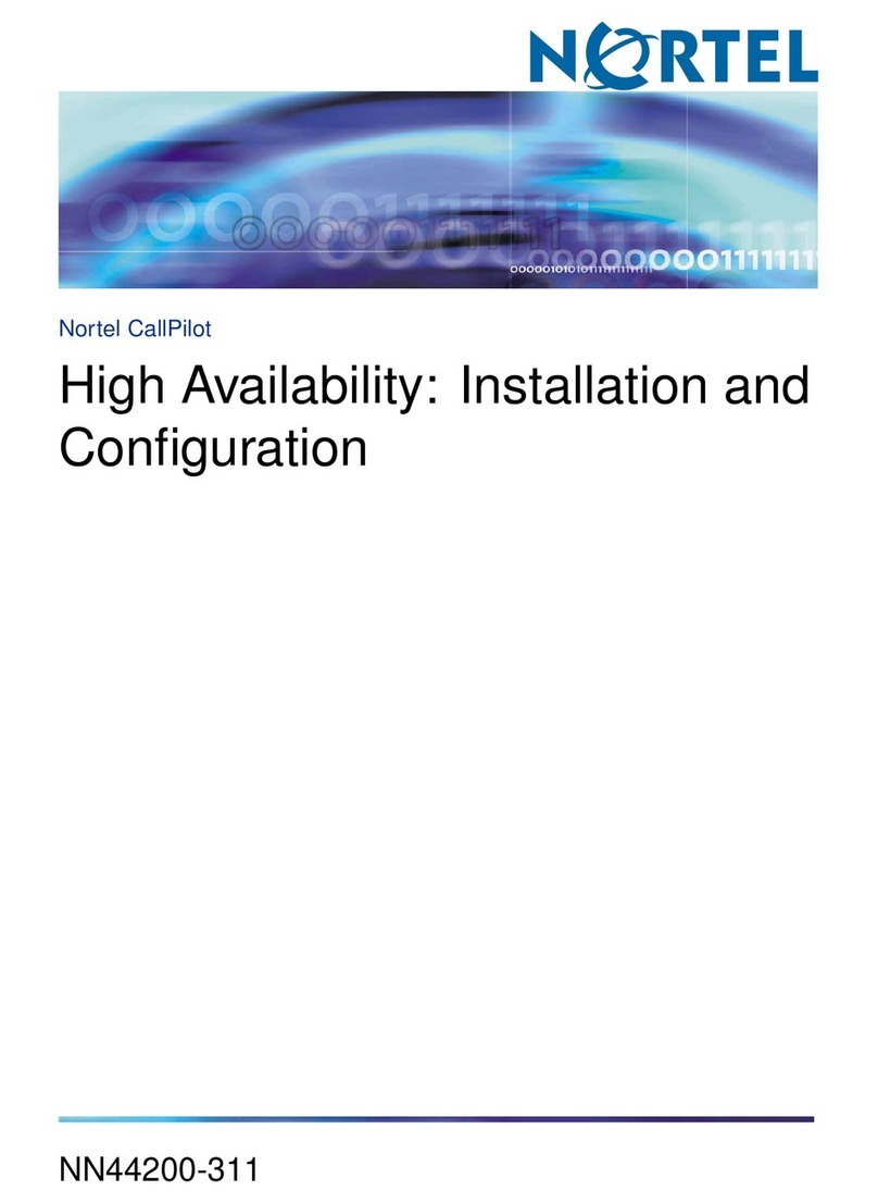 Nortel CallPilot install guide