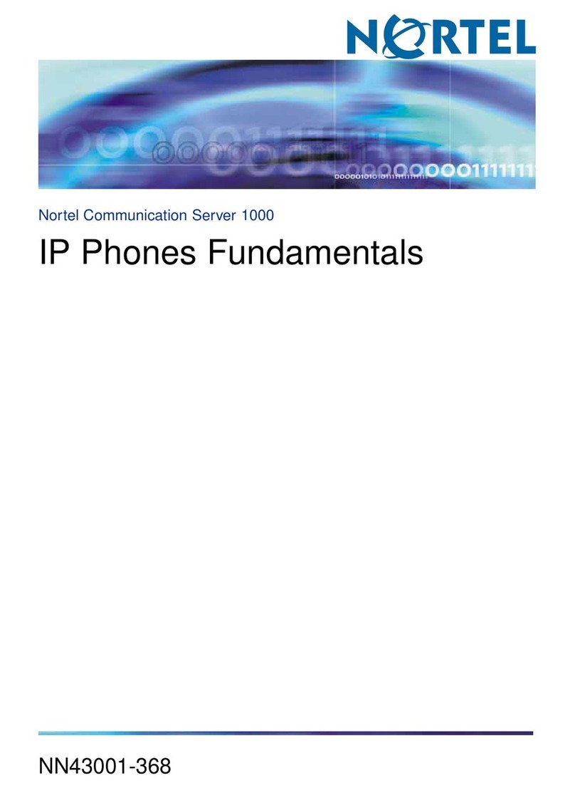 Nortel IP Phone 1110 User manual