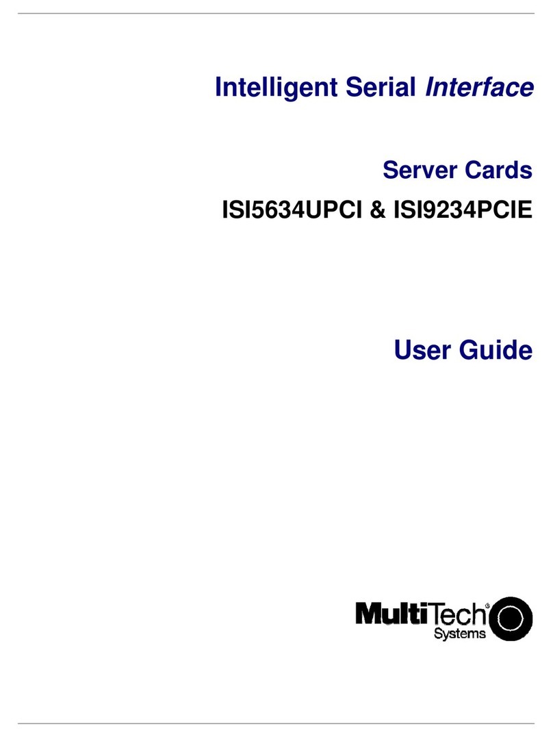 Multitech ISI9234PCIE User manual