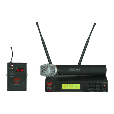 Nady Systems UWS-1K Series User manual