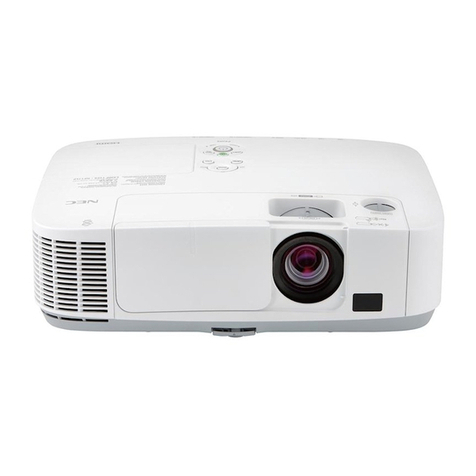 NEC NP-P350W User manual