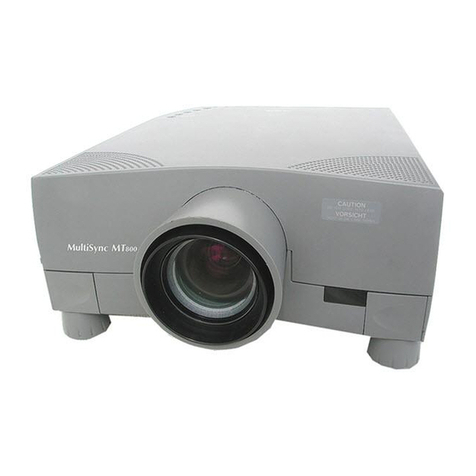 NEC MultySync MT800 User manual