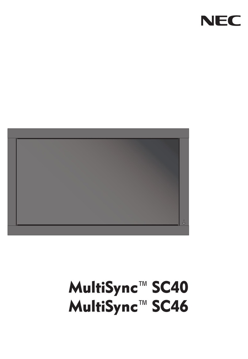 NEC MultiSync SC40 user guide