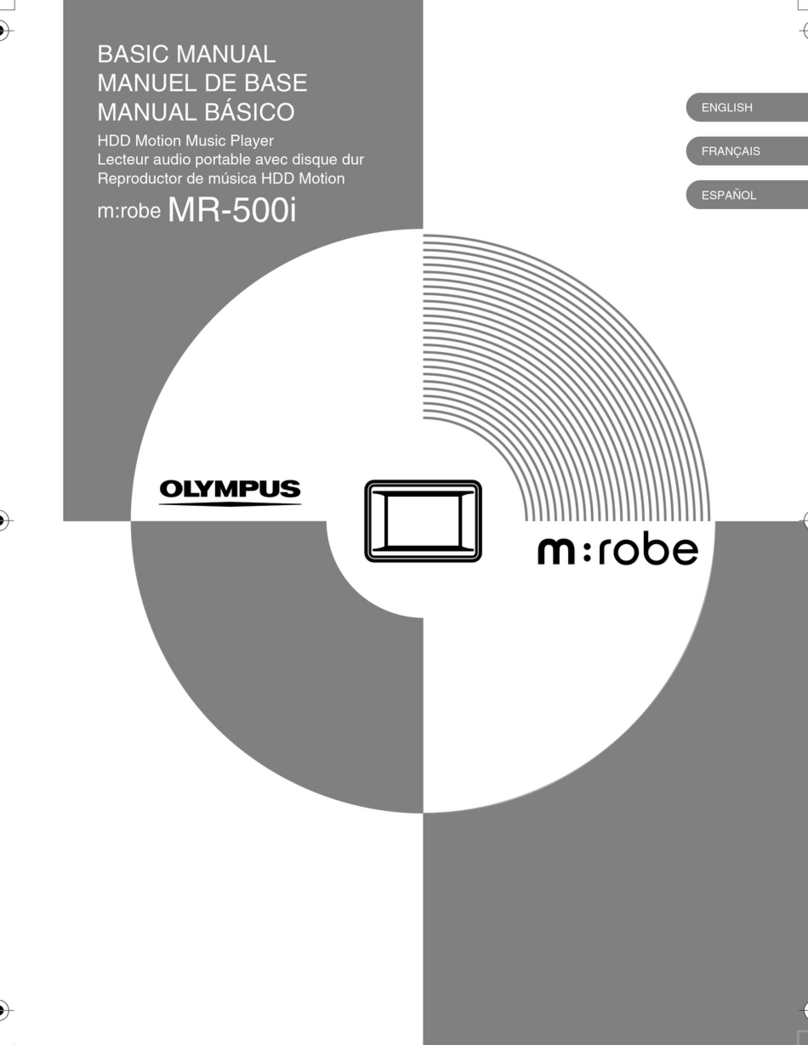 Olympus MR500i - m:robe - Digital AV Recorder Basic Manual