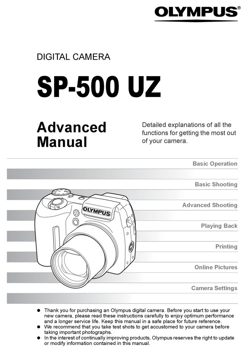 Olympus SP-500 Advanced manual