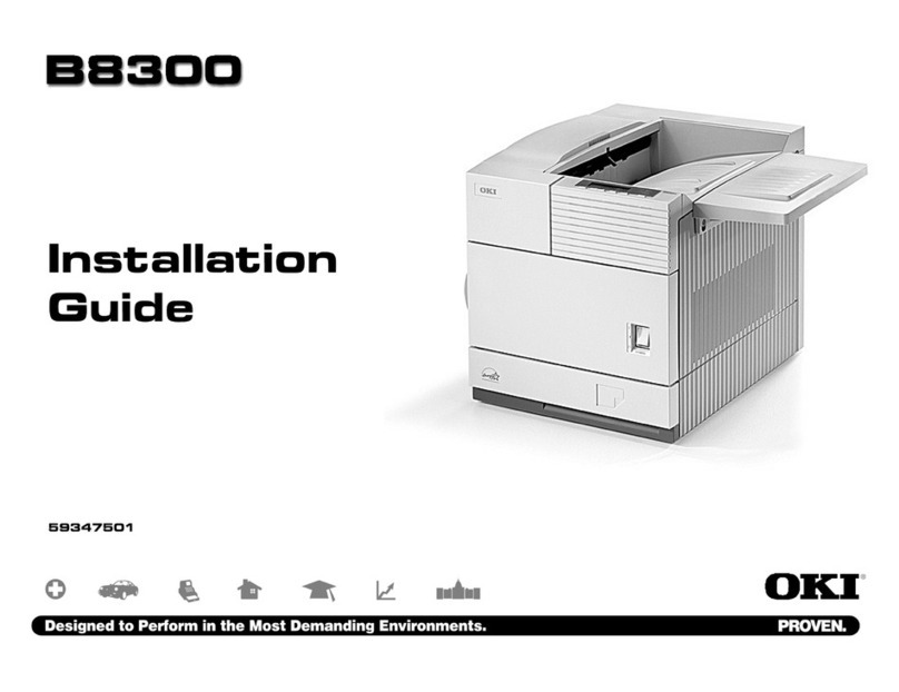 Oki B8300 User manual