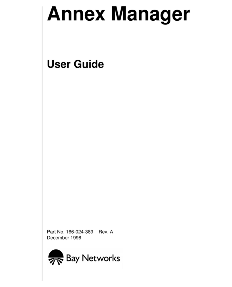 Bay Networks Manager User manual