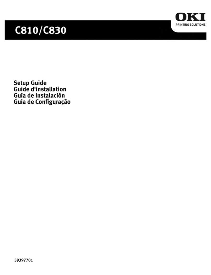 Oki C810 User manual