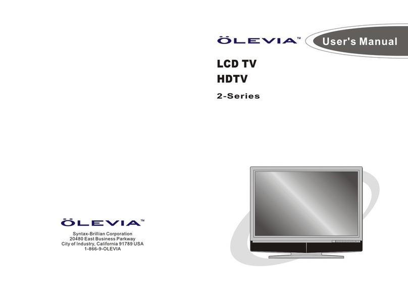 Olevia 219H User manual