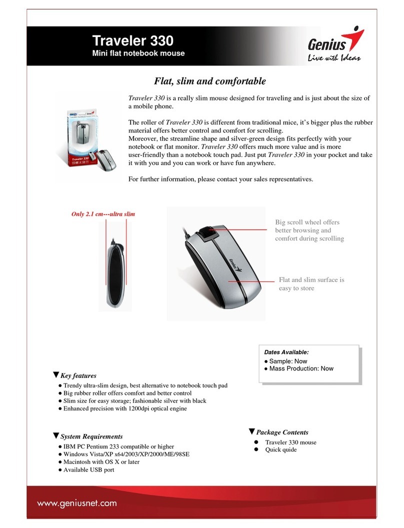 Genius TRAVELER 330 datasheet