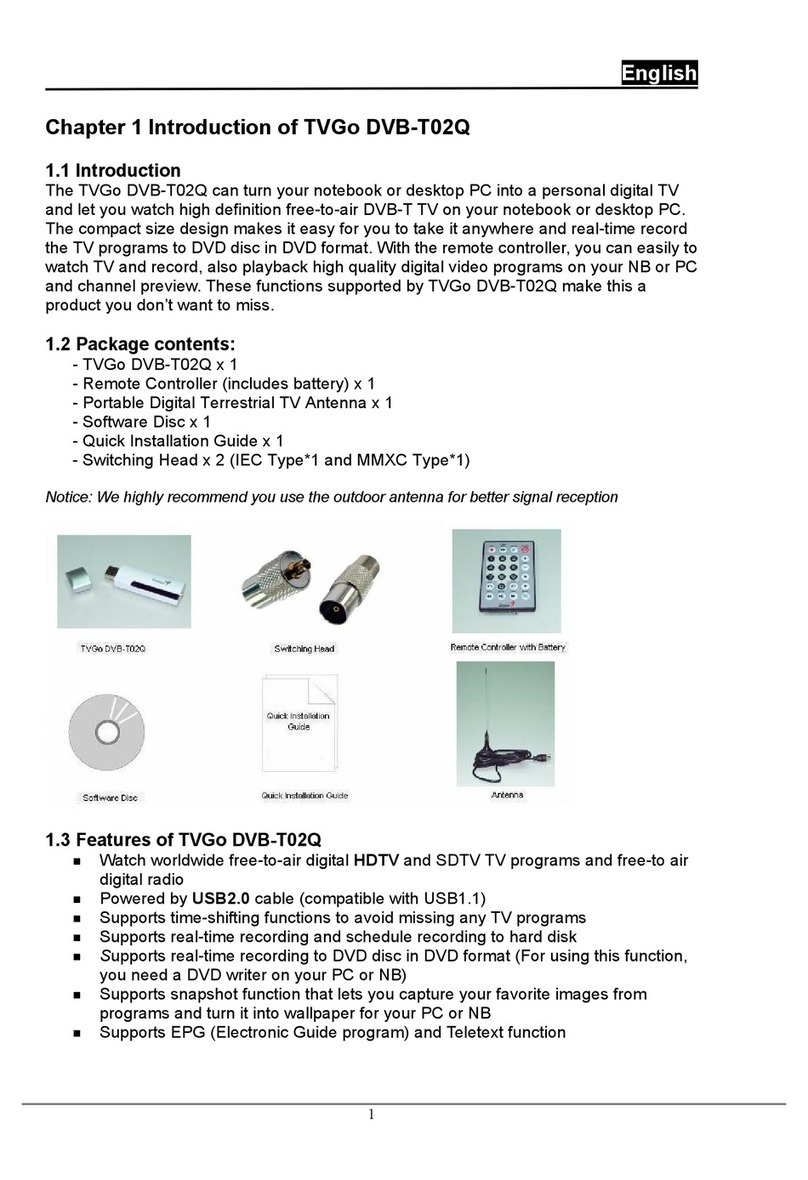 Genius TVGO DVB-T02Q User manual