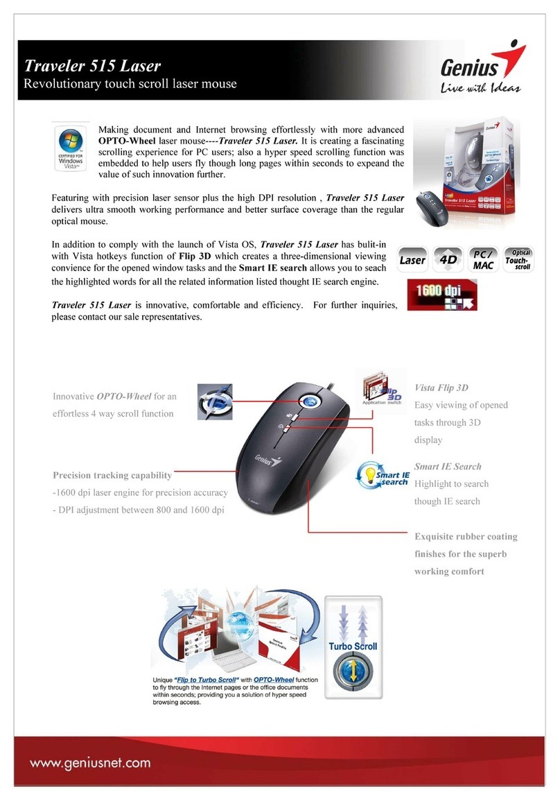 Genius TRAVELER 515 LASER User manual