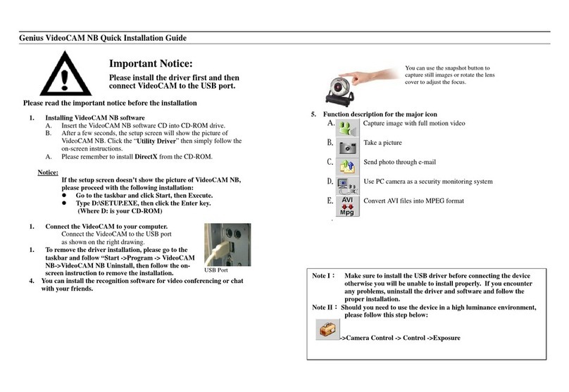 Genius NB - QUICK Quick installation guide