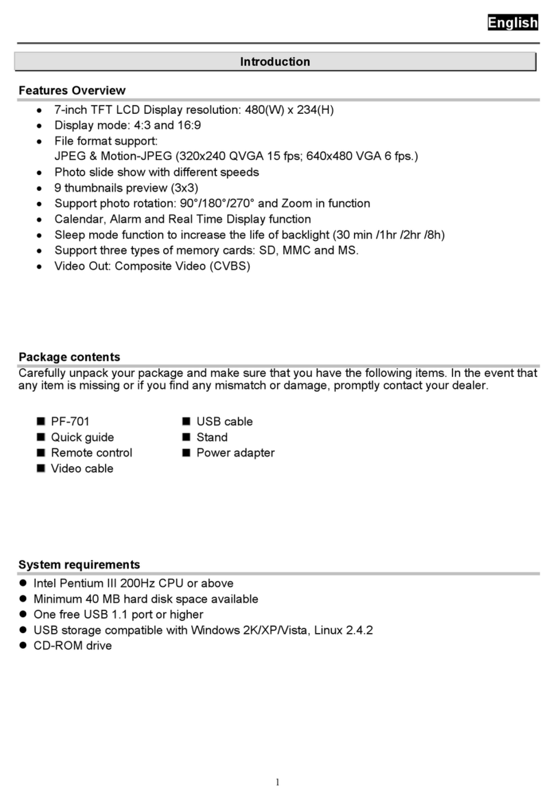 Genius PF701 User manual