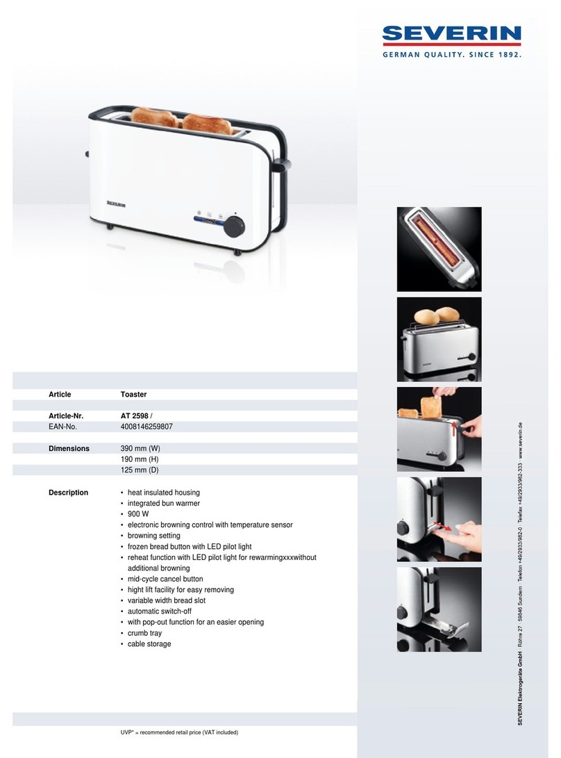 SEVERIN AT 2598 datasheet
