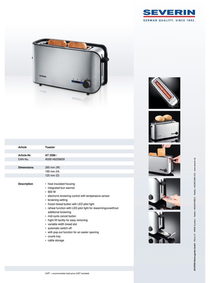 SEVERIN AT 2596 - User manual SEVERIN AT 2596 - User manual