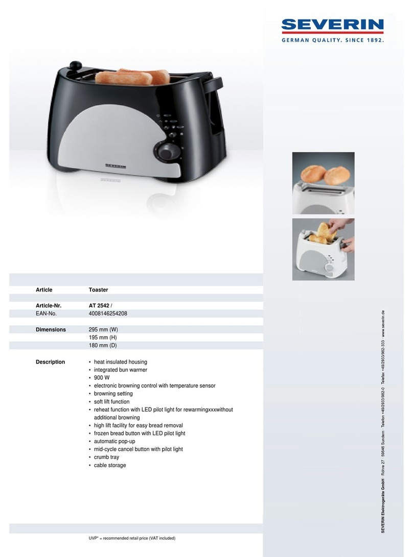 SEVERIN AT 2542 User guide