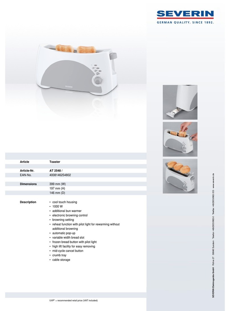 SEVERIN AT 2548 - User guide SEVERIN AT 2548 - User guide