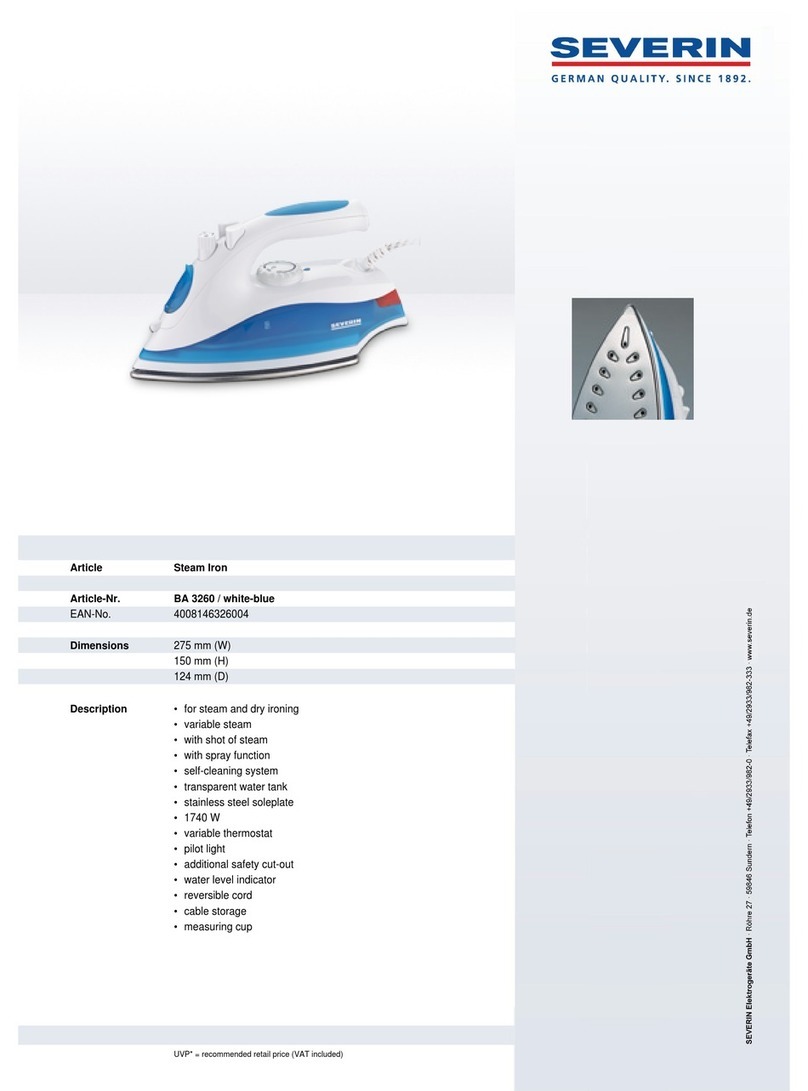 SEVERIN BA 3260 - Dimensions