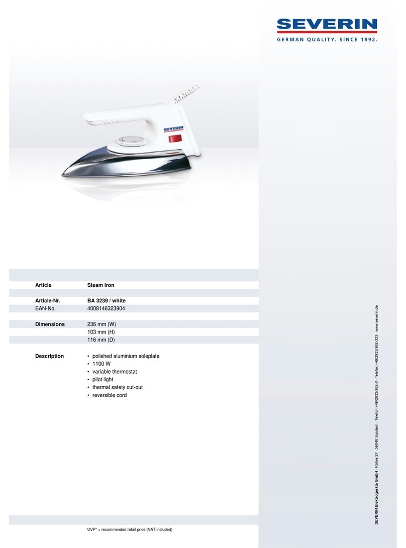 SEVERIN BA 3239 - Dimensions