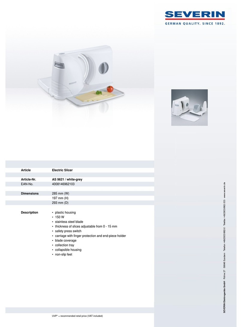 SEVERIN AS 9621 - Dimensions