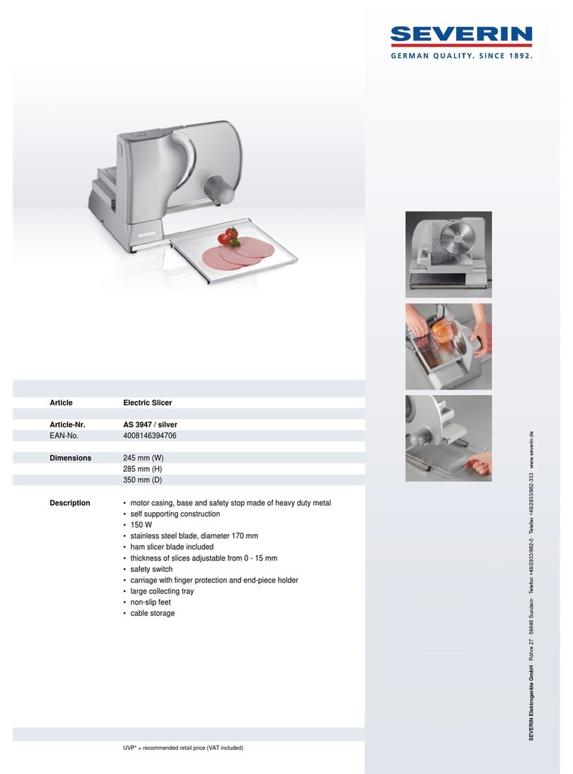 SEVERIN AS 3947 - User guide