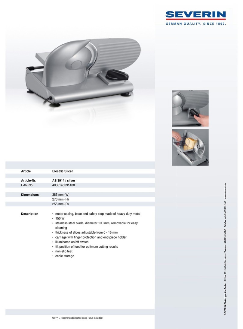 SEVERIN AS 3914 - Dimensions
