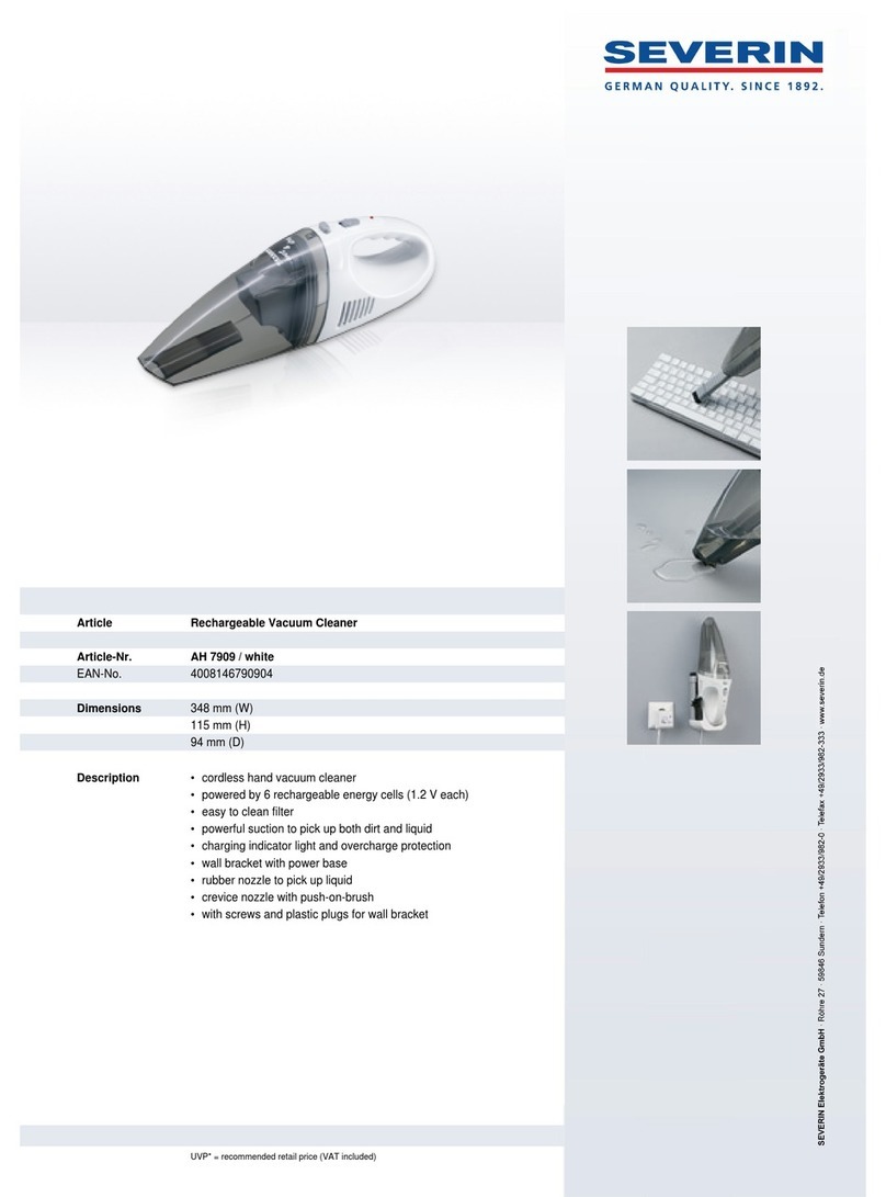 SEVERIN AH 7909 Dimensions
