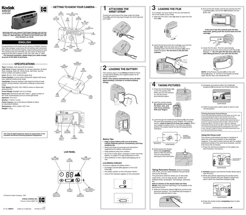 Kodak KB60 User manual