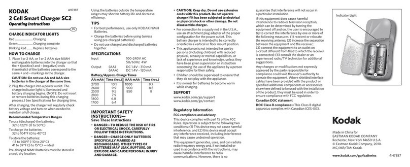 Kodak SC2 User manual