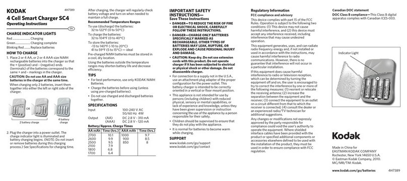 Kodak SC4 User manual