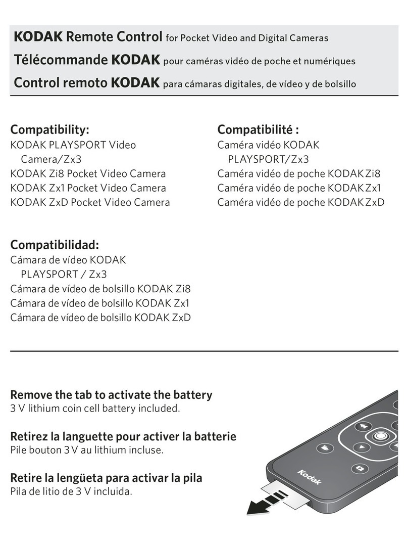 Kodak PLAYSPORT Zx3 User manual