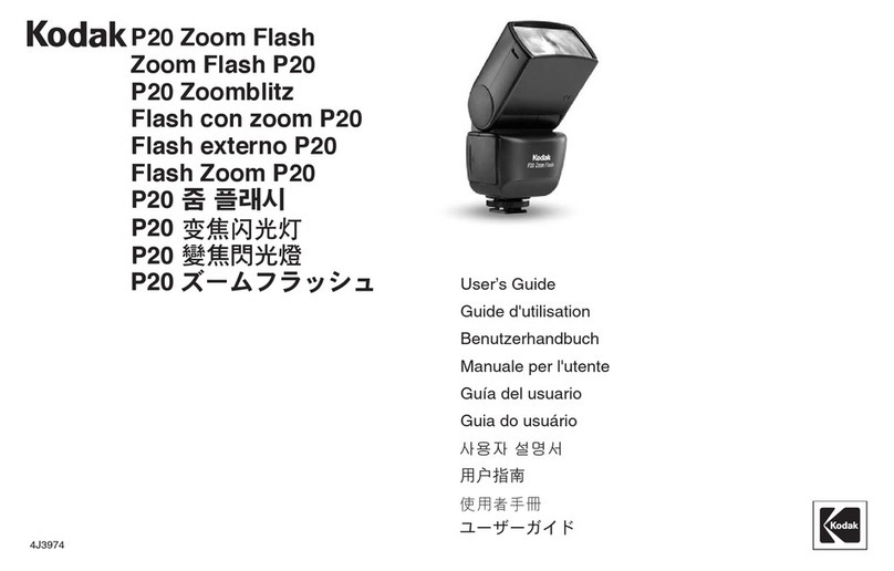 Kodak P20 ZOOM FLASH User manual