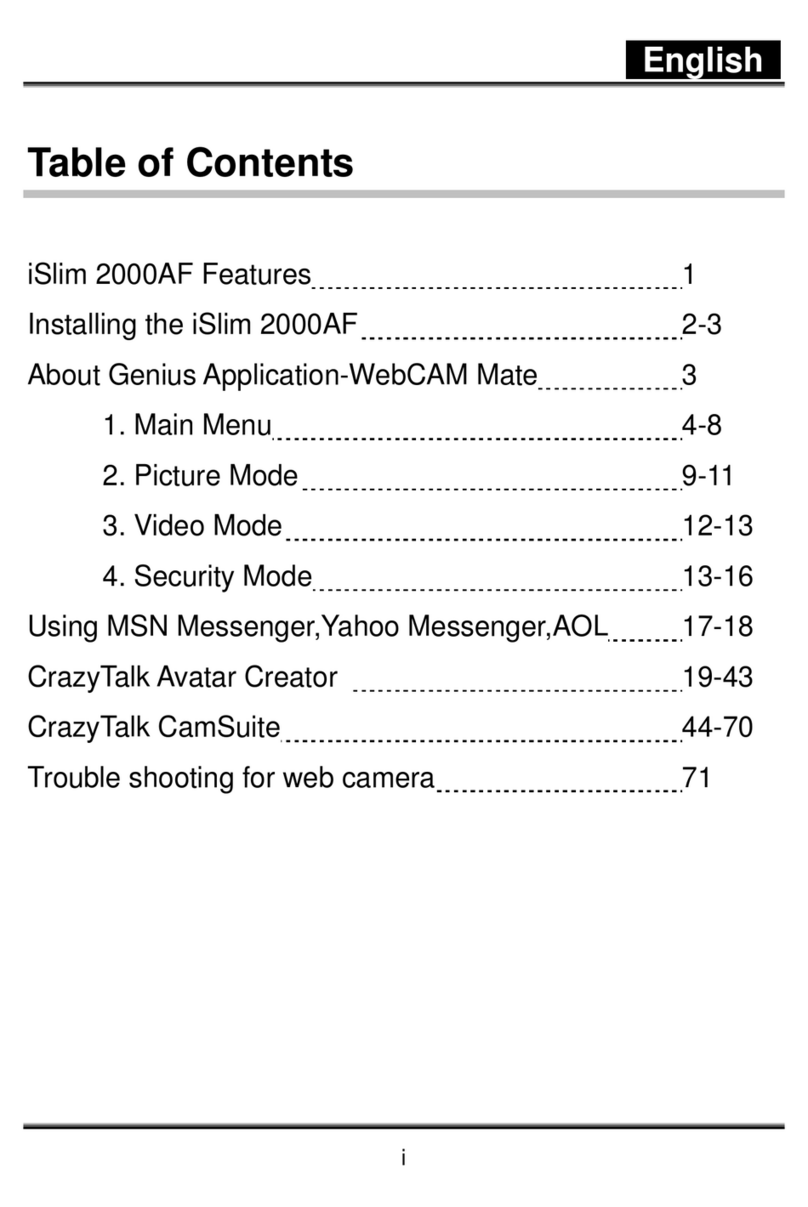 Genius ISLIM 2000AF User manual Genius ISLIM 2000AF User manual