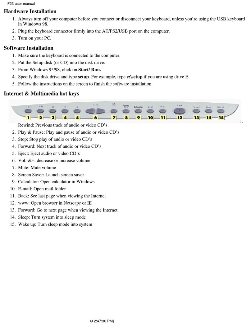 Genius F23 User manual Genius F23 User manual