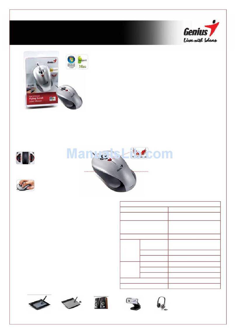 Genius ERGO 525X LASER User manual Genius ERGO 525X LASER User manual