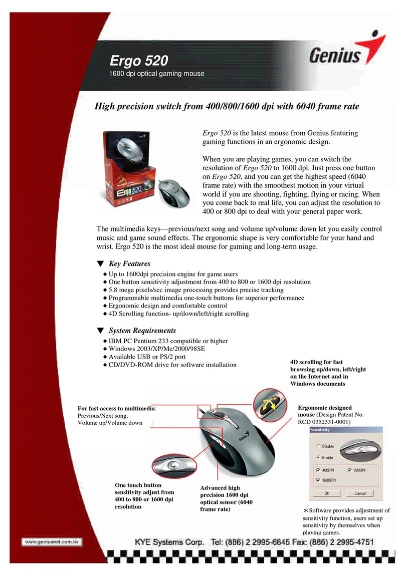 Genius ERGO 520 User manual