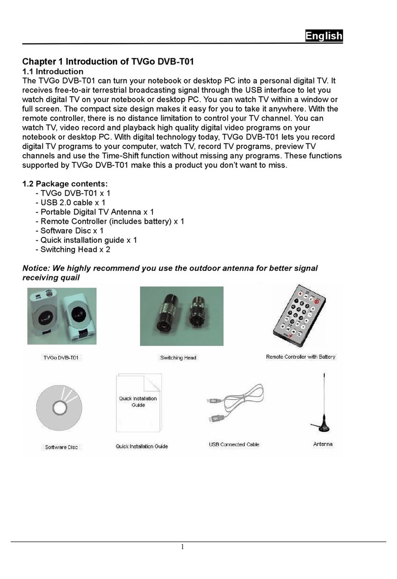 Genius TVGo DVB-T01 manual