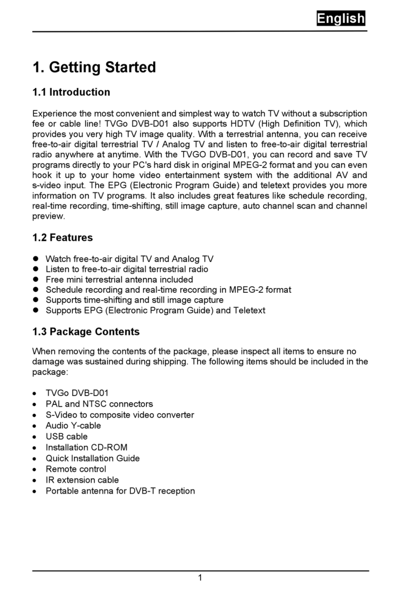 Genius TVGo DVB-D01 User manual