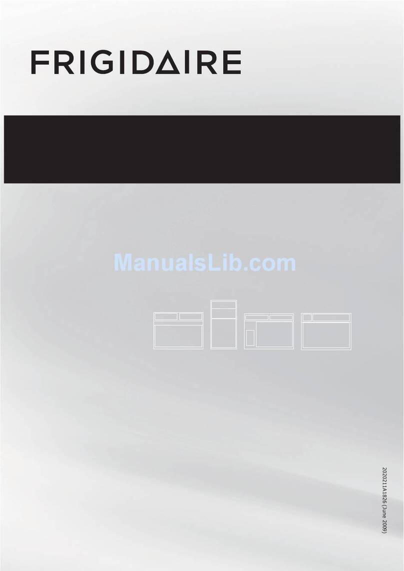 Frigidaire FRA122CV1 User manual Frigidaire FRA122CV1 User manual