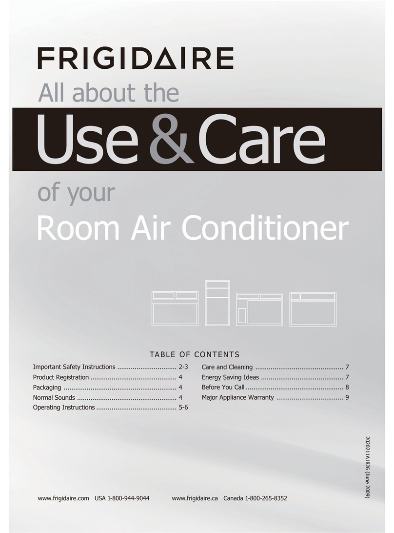 Frigidaire FRA122CV1 User manual