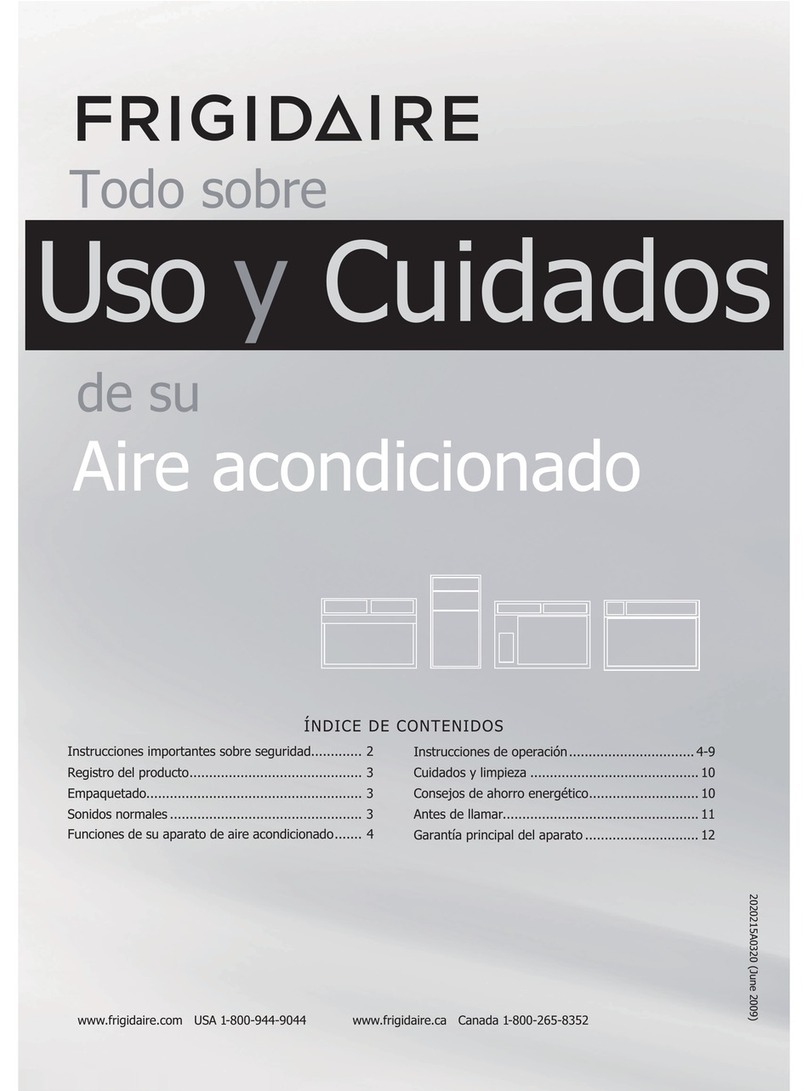 Frigidaire FRA103BT1 User manual