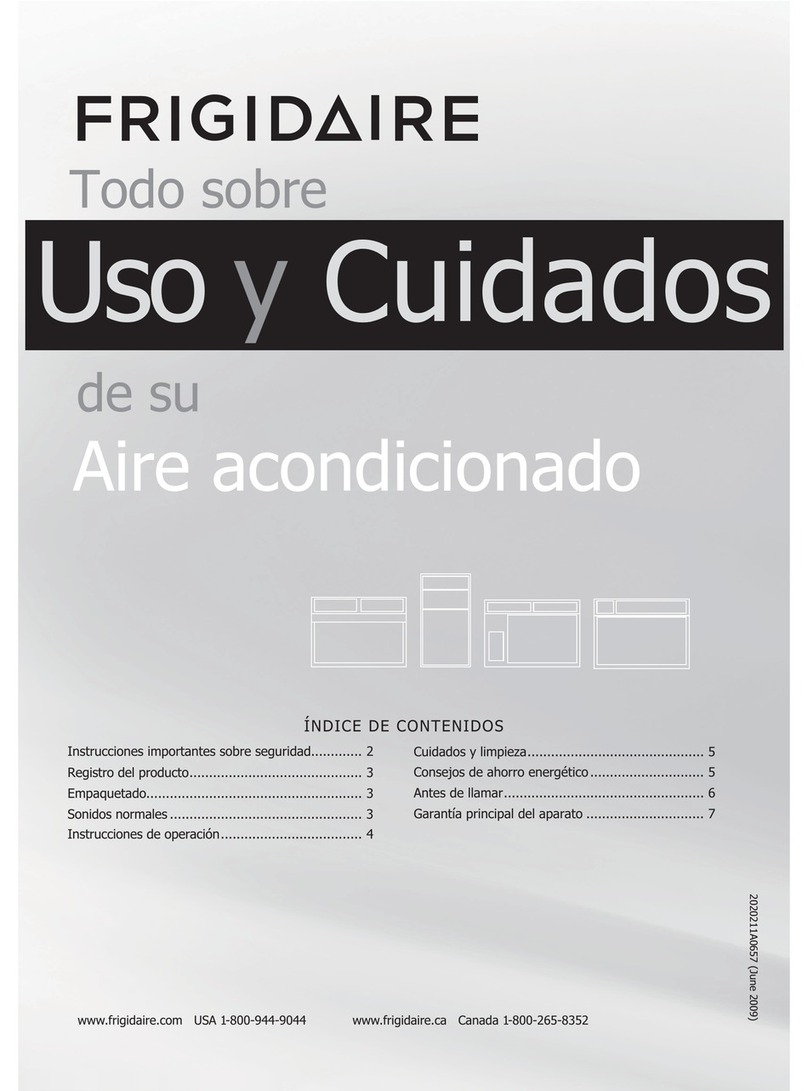 Frigidaire FRA052XT7 User manual