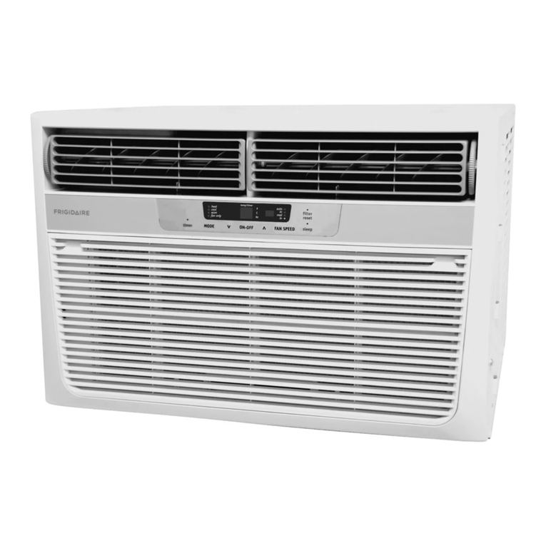 Frigidaire Home ComfortFRA08PZU1 Quick start guide